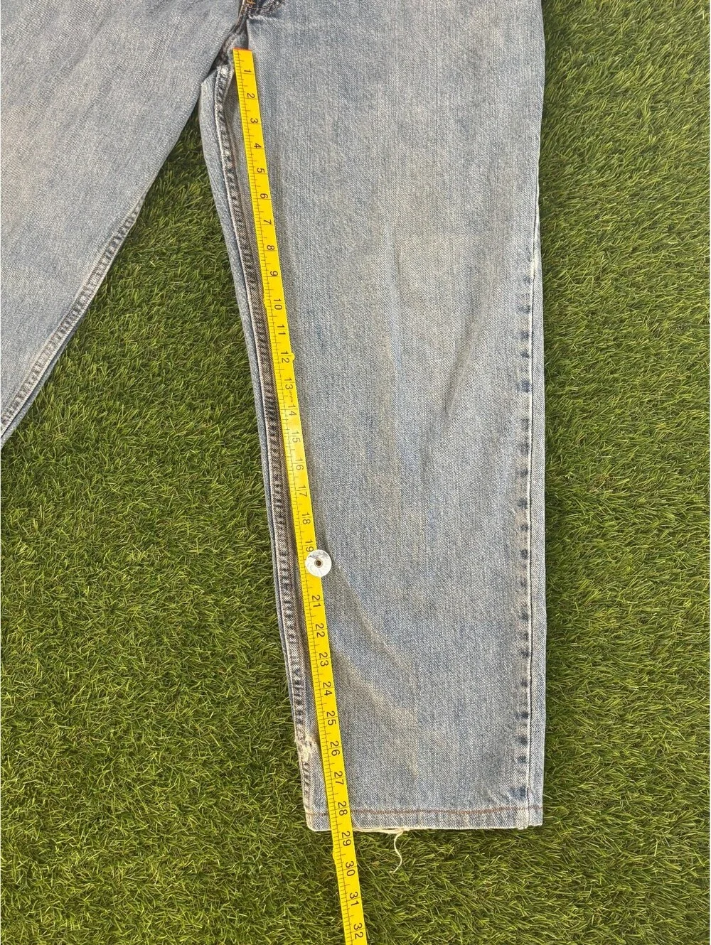 Abercrombie & Fitch Men's Light Wash Denim Jeans 38x32